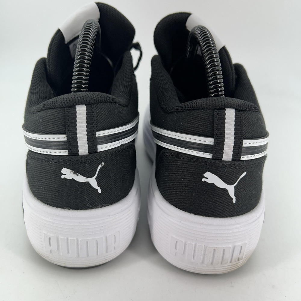 PUMA Kaia 2.0 CV Shoes Womens Size 8 Black Canvas‎ Platform SoftFoam+ Sneakers - Picture 5 of 15